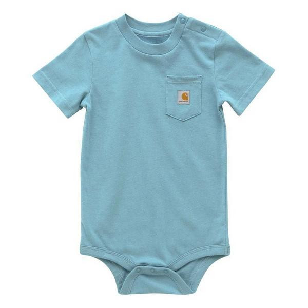 Carhartt Pocket Onesie 9 mo. Adriatic Blue | Scheels Sports