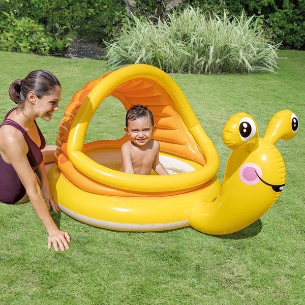 Intex Lazy Snail Shade Baby Pool | Bed Bath & Beyond