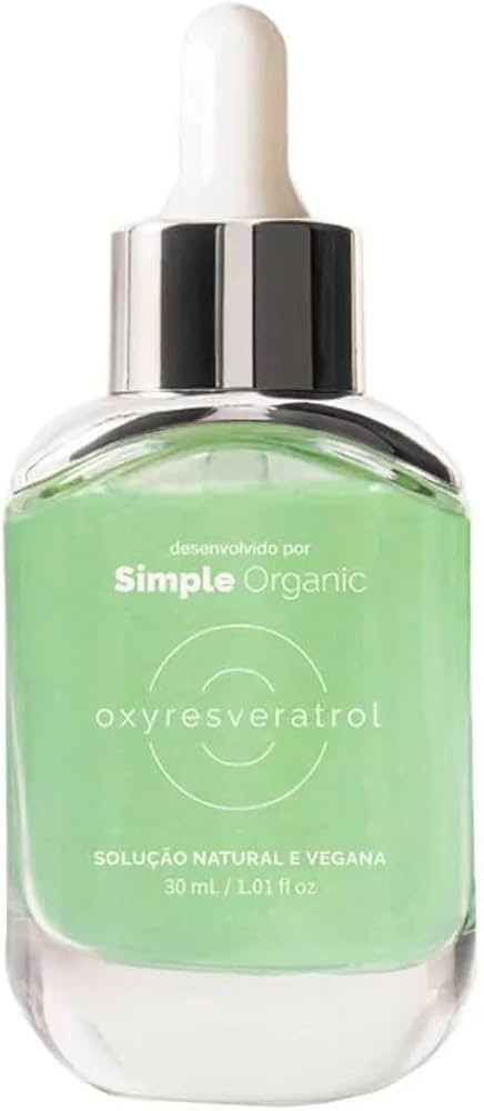 Sérum Facial Simple Organic Oxyresveratrol (30ml) | Amazon (BR)