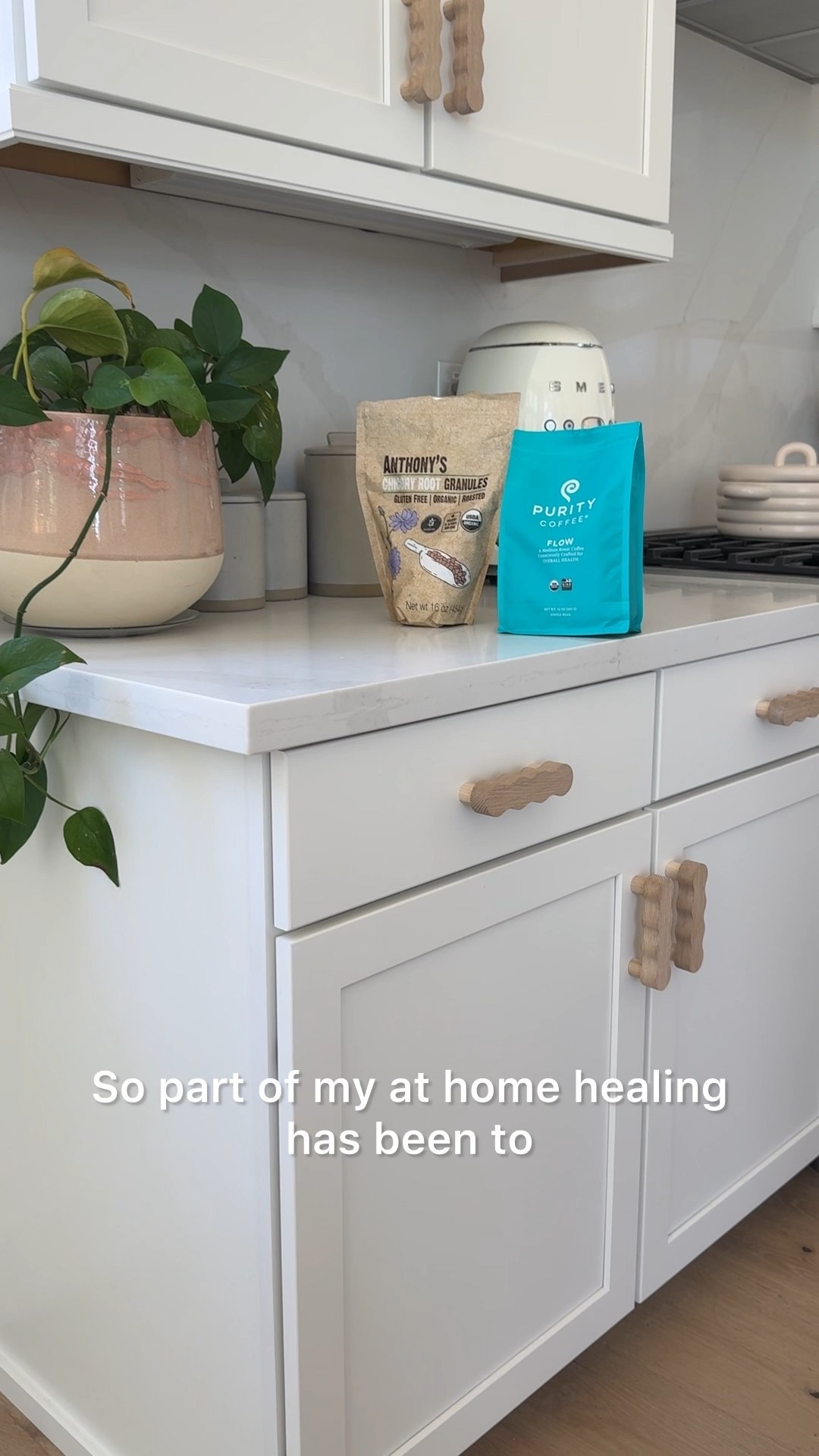 Trying to give up coffee is one of the hardest things I’ve ever had to do, but in an effort to not tax my adrenal glands who are fighting so hard through the stress of an injury I am weaning myself off using chicory