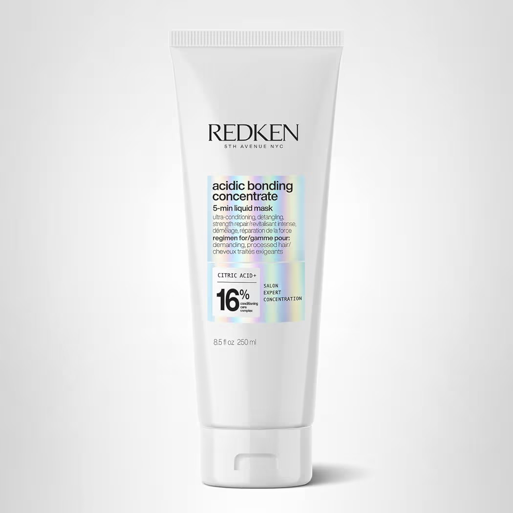 Redken Acidic Bonding Concentrate Hair Mask - Hydrating 5 Minute Liquid Mask, Bond Building & Str... | Amazon (US)