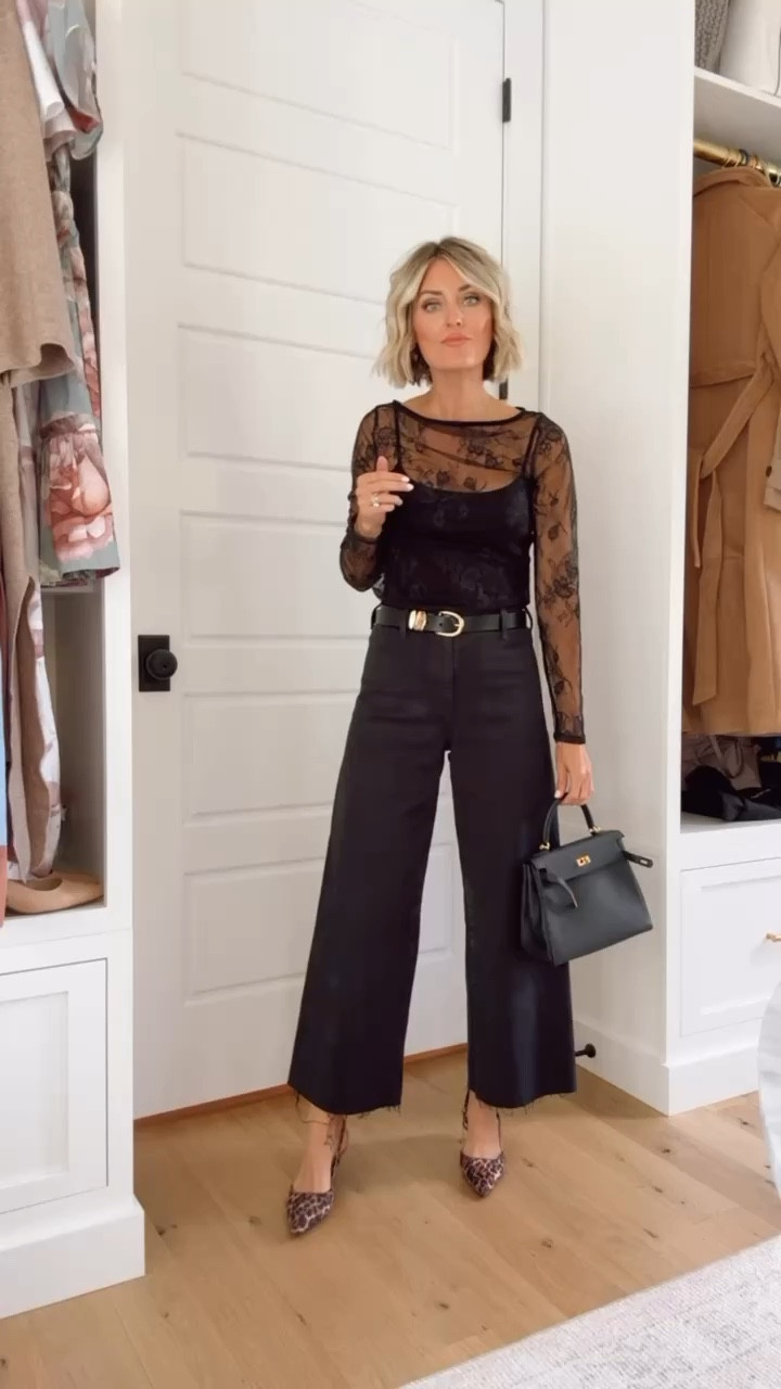 I can’t believe this top is from Target - so cute! Perfect look for a date night! Wearing XS/2!

Loverly Grey, Target finds, wide leg jeans, black jeans, date night outfit, girls night out, fall outfit 

#LTKStyleTip #LTKSeasonal