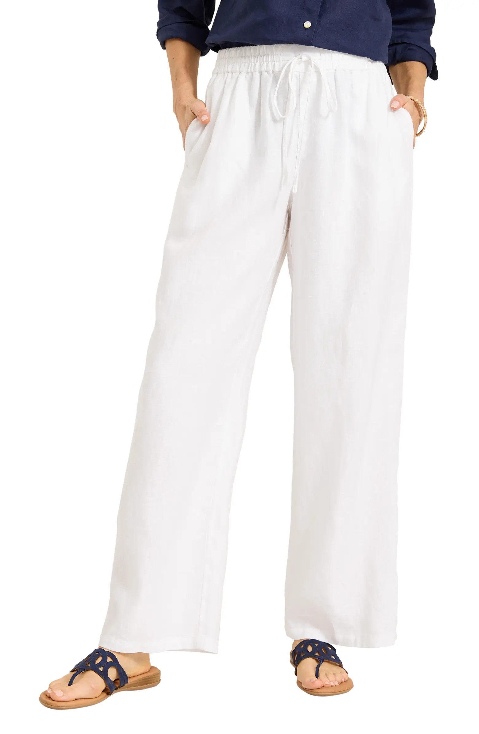 Two Palms Easy Linen Drawstring Pants | Nordstrom