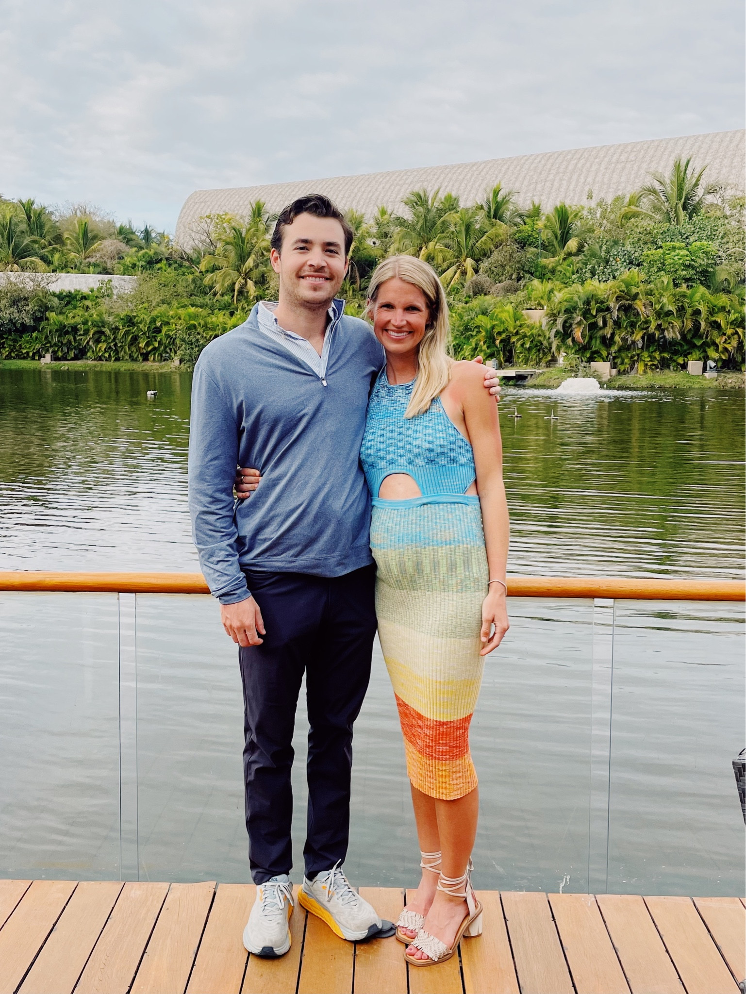 My staud dress is on sale for only $150! This colorful dress was perfect for my Babymoon 

Spring dresses, midi dress, maternity dresses, bump friendly vacation style , vacation dresses , halter midi dress, spring dress, vacation outfit , spring break , ankle wrap sandals 

#LTKsalealert #LTKbump #LTKSeasonal