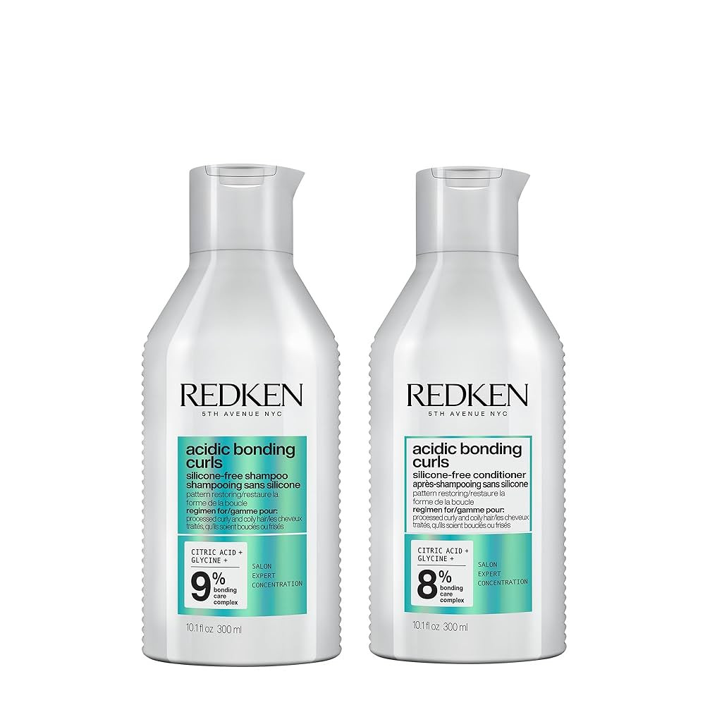 REDKEN Acidic Bonding Curls Shampoo & Conditioner Set For Coily and Curly Hair - Curl Control + D... | Amazon (US)