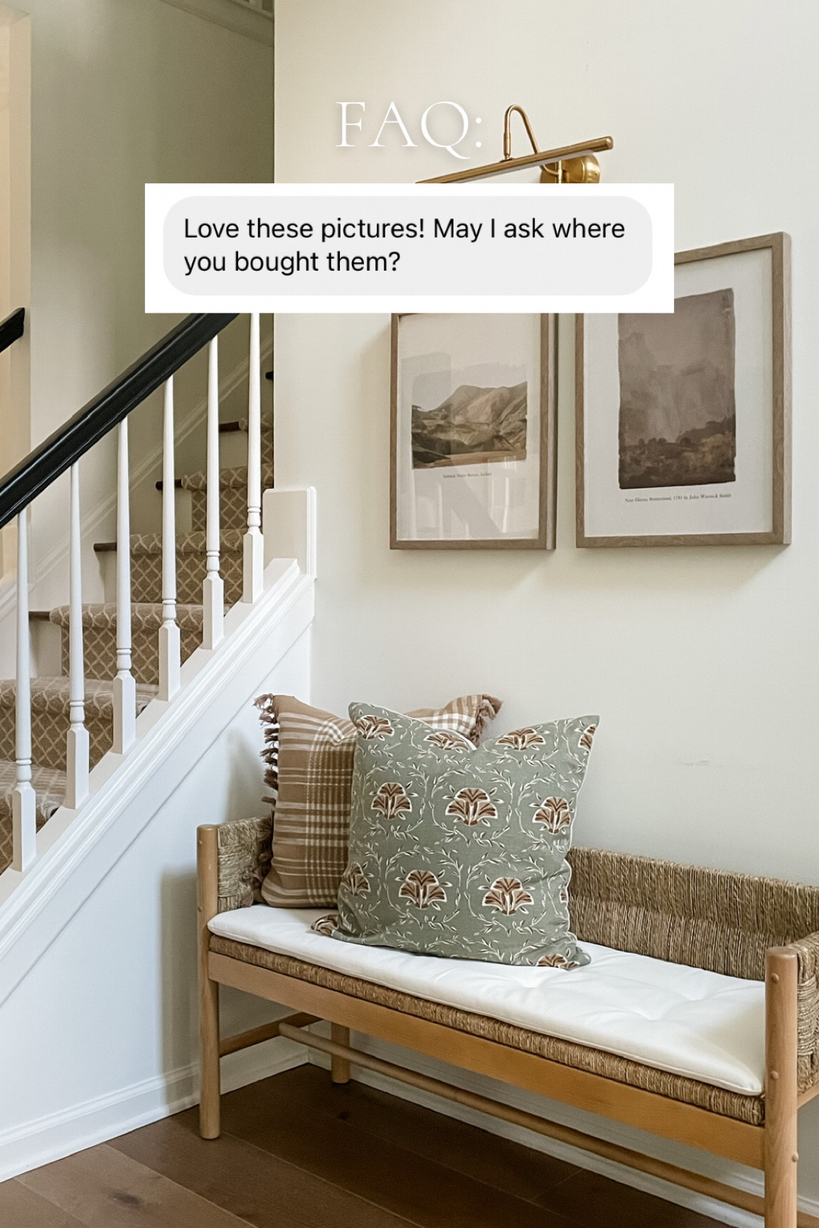 My framed photos in my entryway are from Target and come in a set of 2. They are a great size and affordable! 



#LTKFind #LTKstyletip #LTKhome