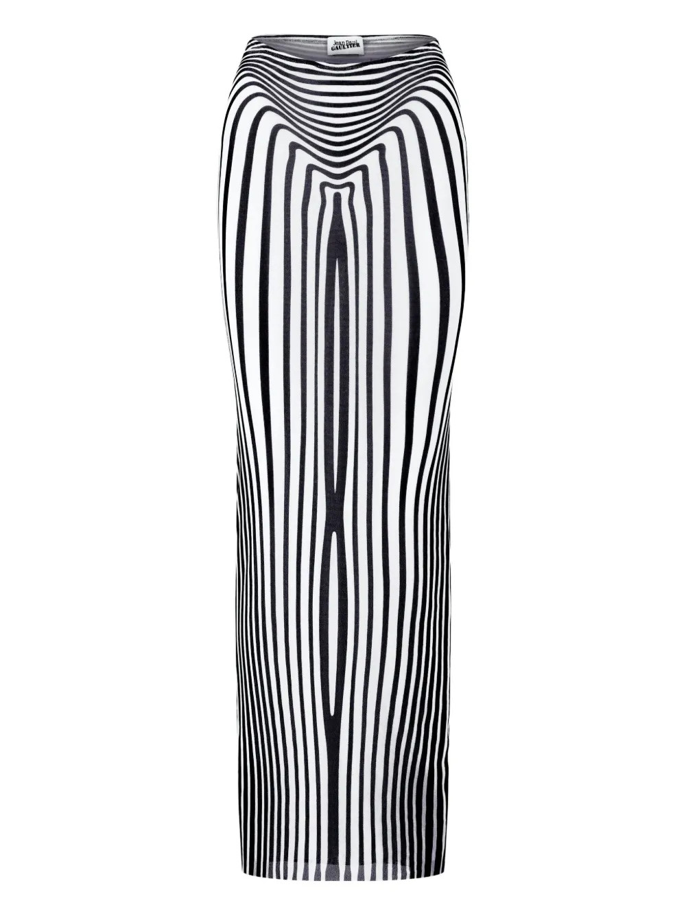 morphing-stripes skirt | Farfetch Global