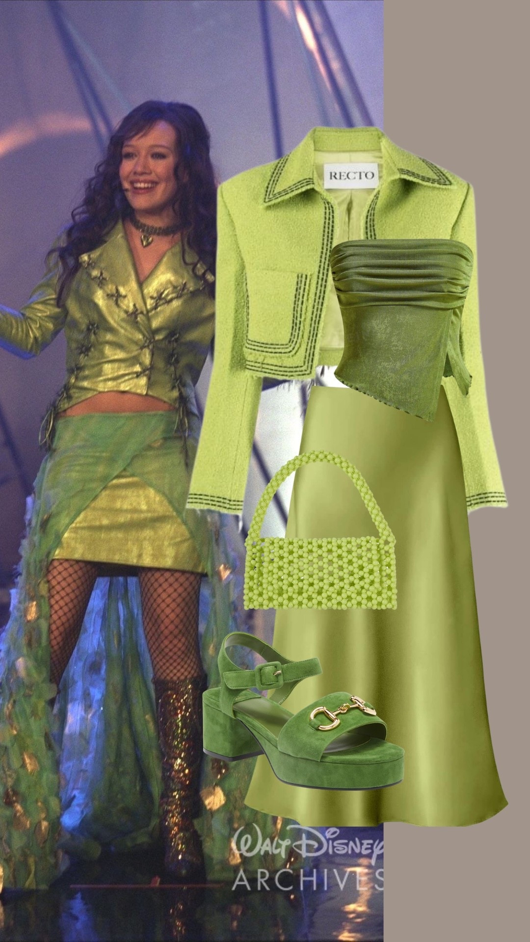 Recreating Lizzie McGuire movie looks