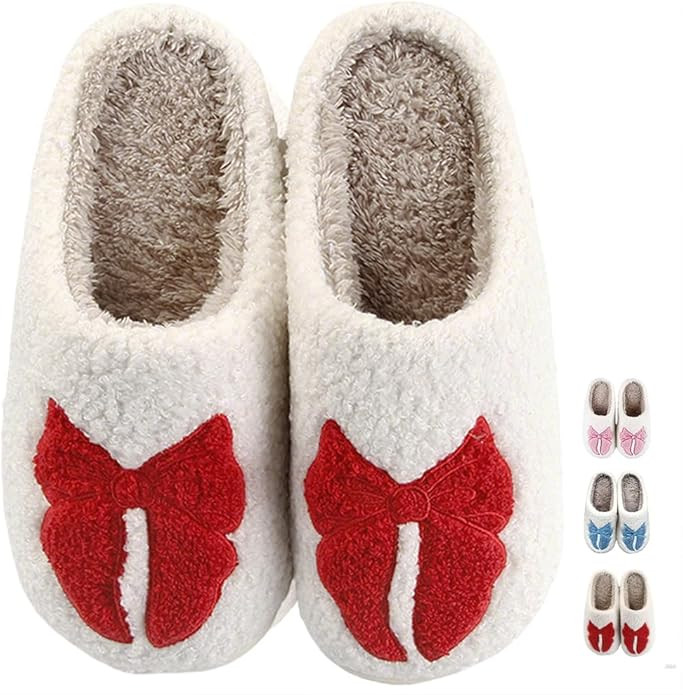 Cherry Slippers for Women Men Fruit Shoes Cute Memory Foam Soft Winter Warm Indoor Outdoor Slippe... | Amazon (US)