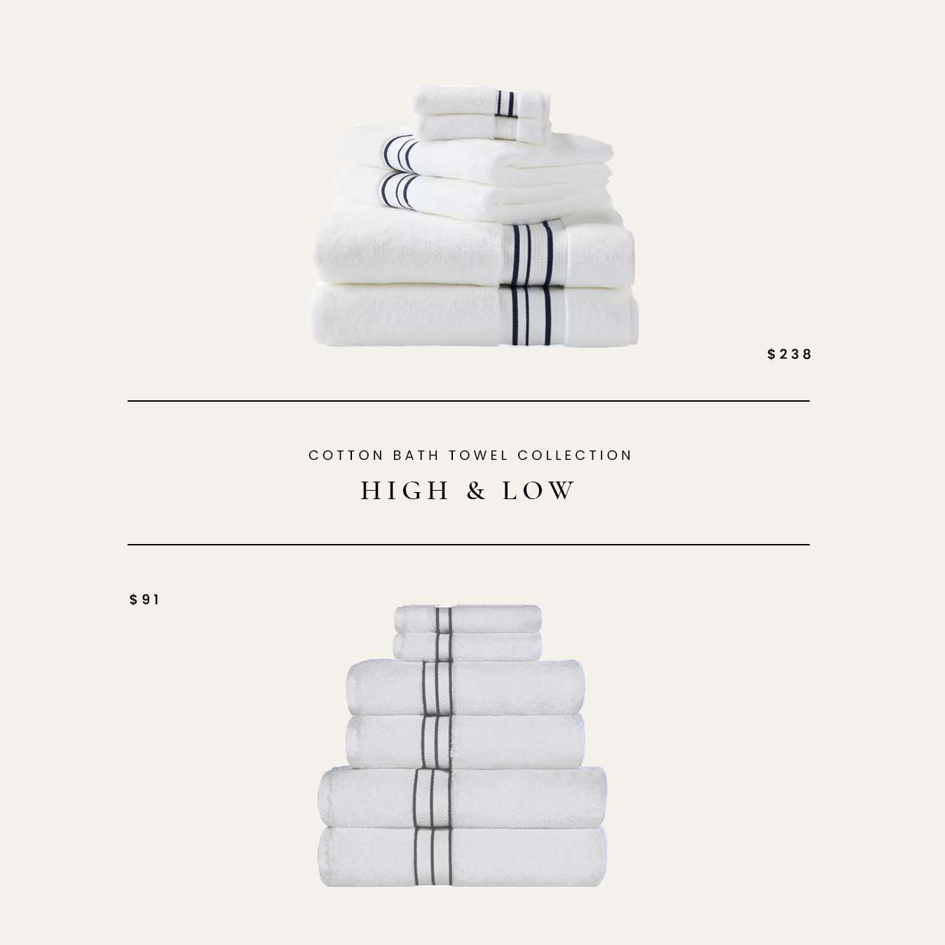 High / Low : Cotton Bath Towel Collection 

 

#LTKHome