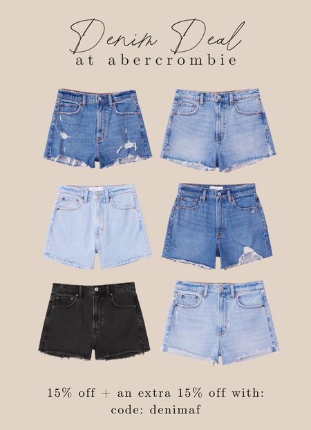 code: denimaf
denim shorts / jean shorts / summer / spring