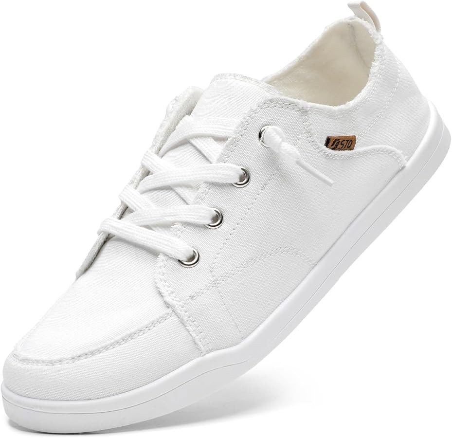 STQ Slip on Sneakers for Women Arch Support Casual Canvas Shoes | Amazon (CA)