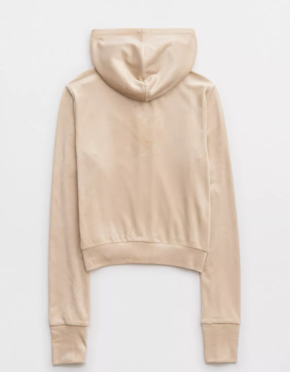 OFFLINE By Aerie Bright Lights Velour Cropped Full Zip Hoodie | Aerie