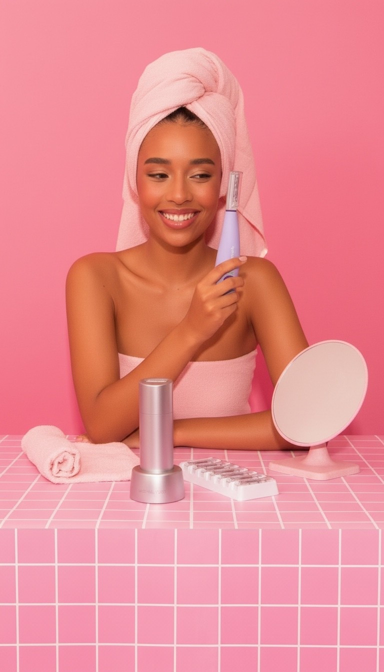 If you’re still using those tiny plastic face razors from the drugstore, we need to have a bestie intervention. 🛑 Upgrade your life with the Michael Todd Beauty Sonicsmooth Pro+. This isn't just shaving; it's sonic dermaplaning. It uses 15,000 movements per minute to gently vibrate away dead skin cells and peach fuzz that are currently sabotaging your makeup application.
The science is simple: by removing that top layer of "gunk," your expensive serums actually penetrate the skin instead of just sitting on top. It features medical-grade stainless steel blades and three different speed settings so you can customize your glow-up. If you’re hunting for the best at-home dermaplaning tool or a way to minimize fine lines and enlarged pores, this is the secret weapon. I’ve linked the full kit below—it’s rechargeable, travel-friendly, and basically a facial in the palm of your hand.

#LTKBeauty #LTKGiftGuide #LTKOver40