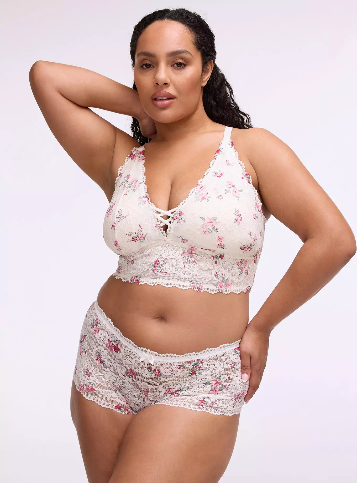 Simply Lace Mid-Rise Cheeky Panty | Torrid (US & Canada)