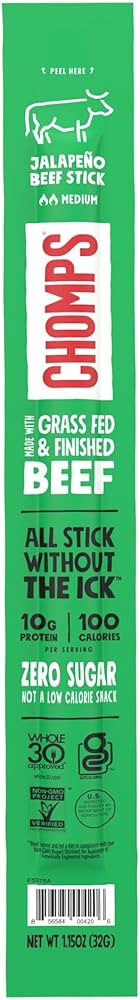 Chomps Beef Stick Jalapeno 1.15 OZ | Amazon (US)