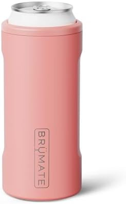 BrüMate Hopsulator Slim Can Cooler Insulated for 12oz Slim Cans | Skinny Can Insulated Stainless... | Amazon (US)