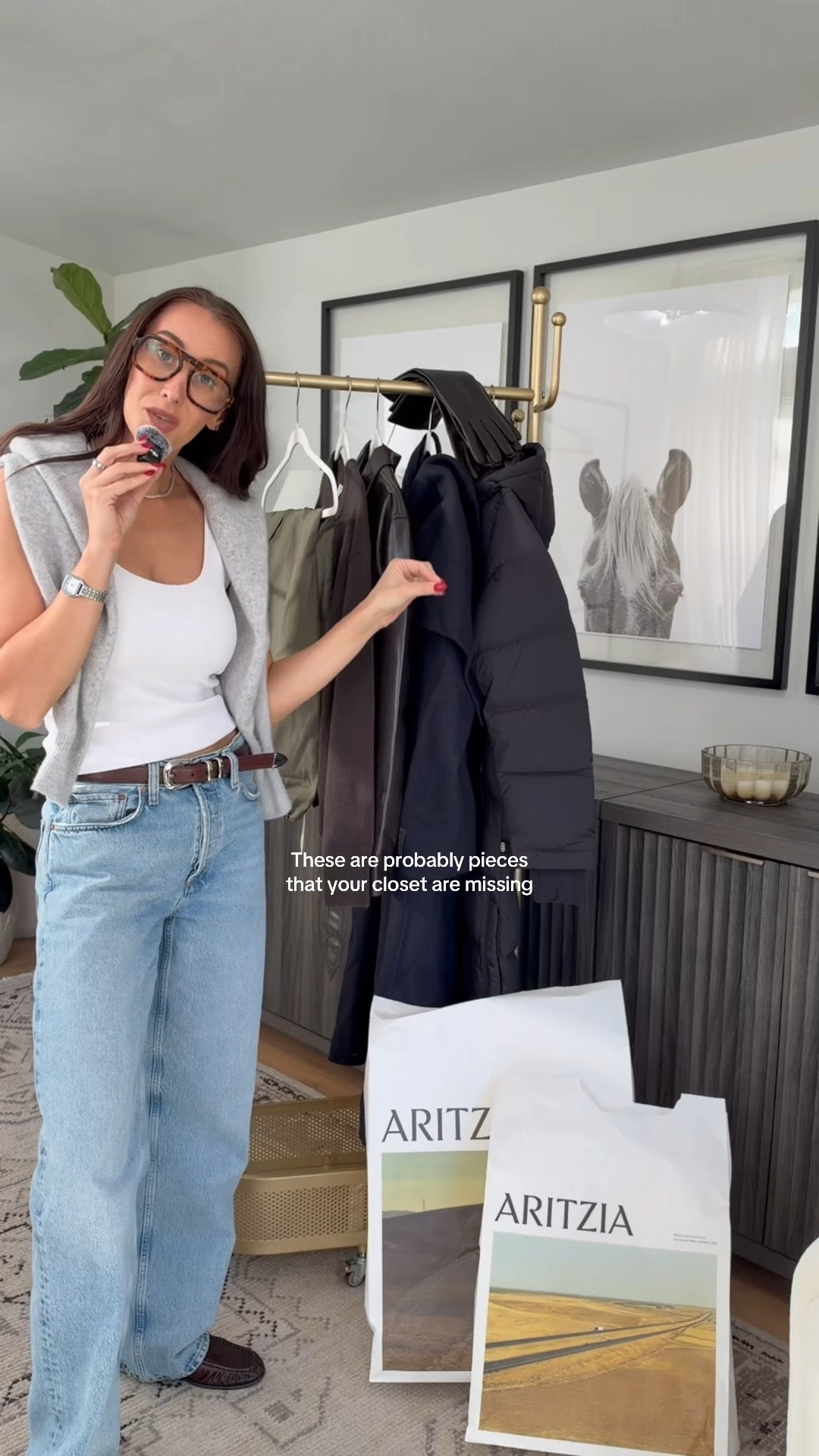 These are the gaps most closets have, and the reason getting dressed feels flat this time of year.

Try these from @Aritzia 👇🏻 

leather gloves, because the stretchy pair from the gas station is the one part of your outfit that gives up.

The Kerr jacket, because nobody owns anything for 40 degrees.

The Embrace coat, double-faced wool with no lining, so it holds its shape instead of going shapeless by February.

The long Super Puff, if you're somewhere actually cold and tired of choosing between freezing and looking like you gave up.

The Strobel cargo, because jeans and leggings aren't two options, they're one and a half.

And one real cashmere crewneck, which does more than five that pill after three wears.

@ltk #liketkit #aritzia #falloutfit #falloutfitinspo 
#aritziapartner #ad