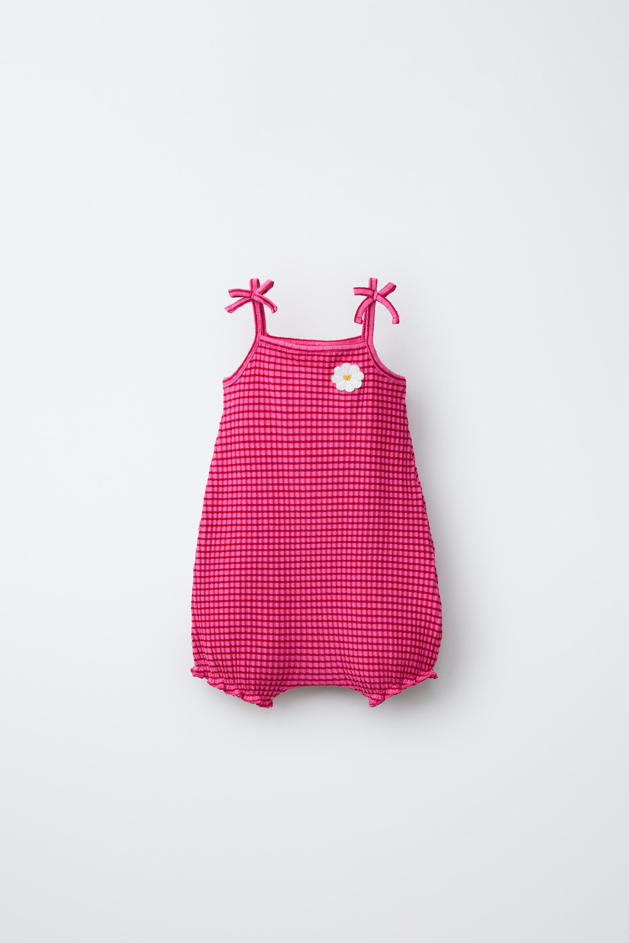 STRIPED FLORAL ROMPER | Zara US