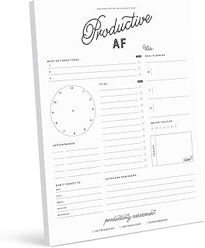 Bliss Collections Daily Planner, Productive AF, Organizer, Scheduler, Productivity Tracker for Or... | Amazon (US)