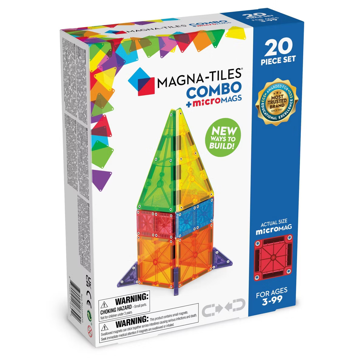 MAGNA-TILES Combo microMAGS 20pc | Target
