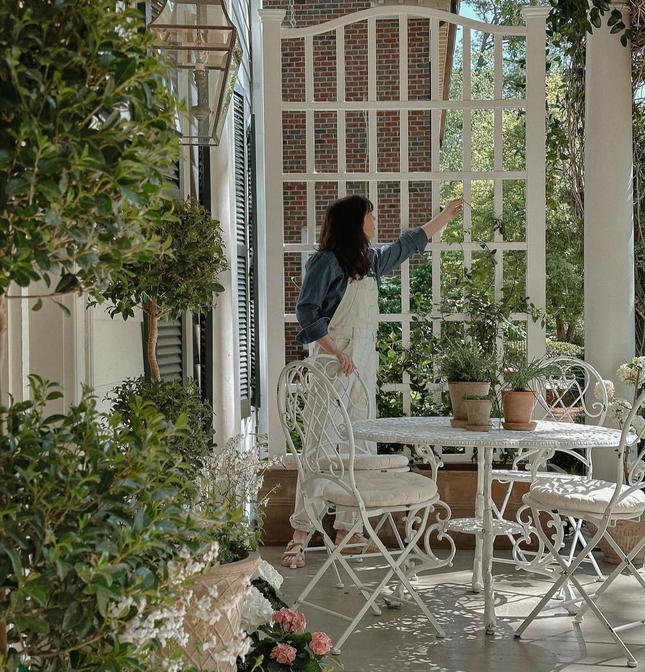 The chairs to my outdoor table are from a bistro set that is on sale right now! 🔗 

#LTKHome #LTKSeasonal