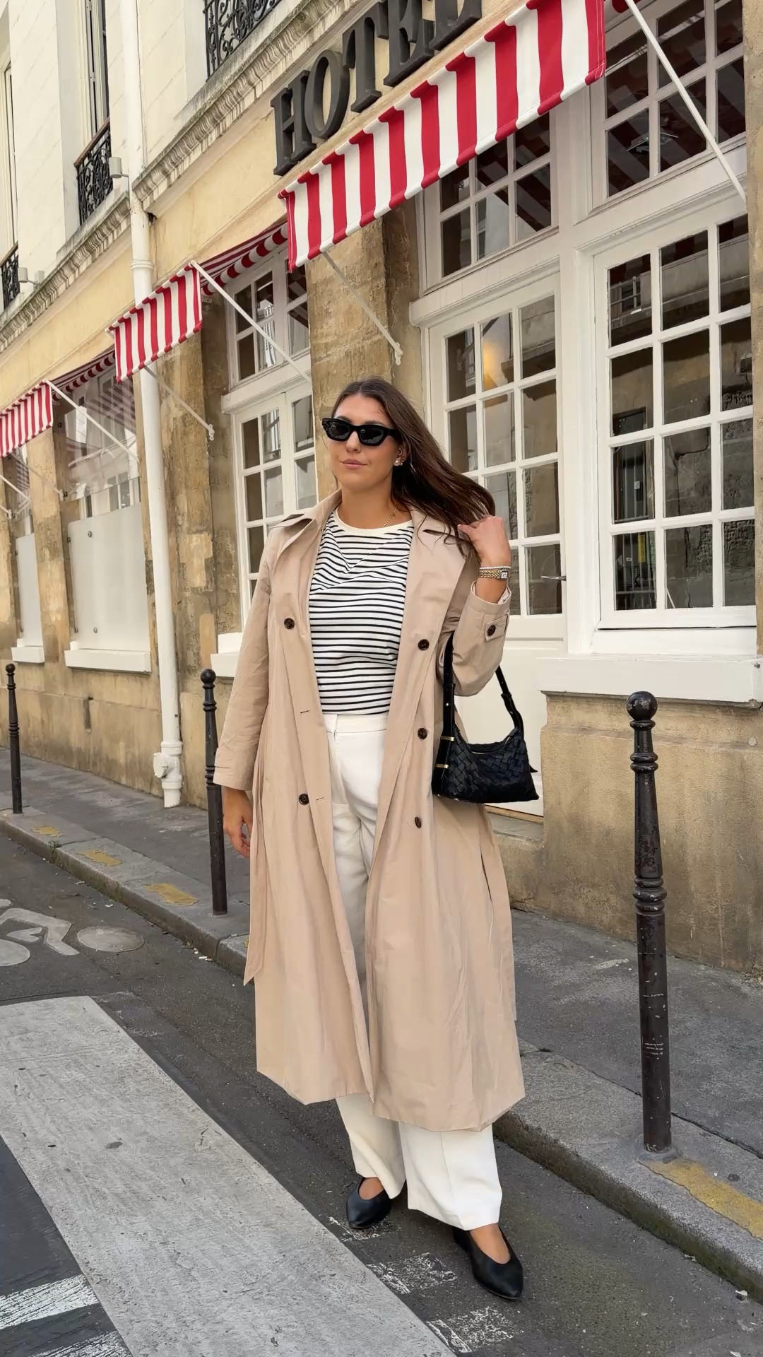 Classic trench moment 🤍

trench coat outfit, striped tee, wide leg trousers, neutral outfit, chic style, paris outfit, timeless fashion, everyday chic

#LTKTravel #LTKootd #LTKWorkwear