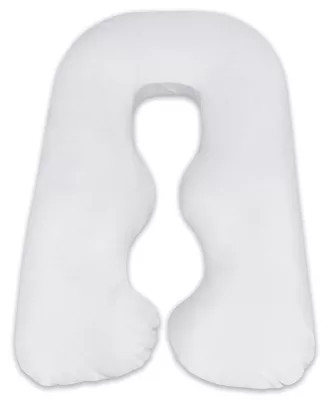 Leachco Back ‘N Belly Cover Me Body Pillow In White | buybuy BABY