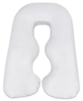 Leachco Back ‘N Belly Cover Me Body Pillow In White | buybuy BABY