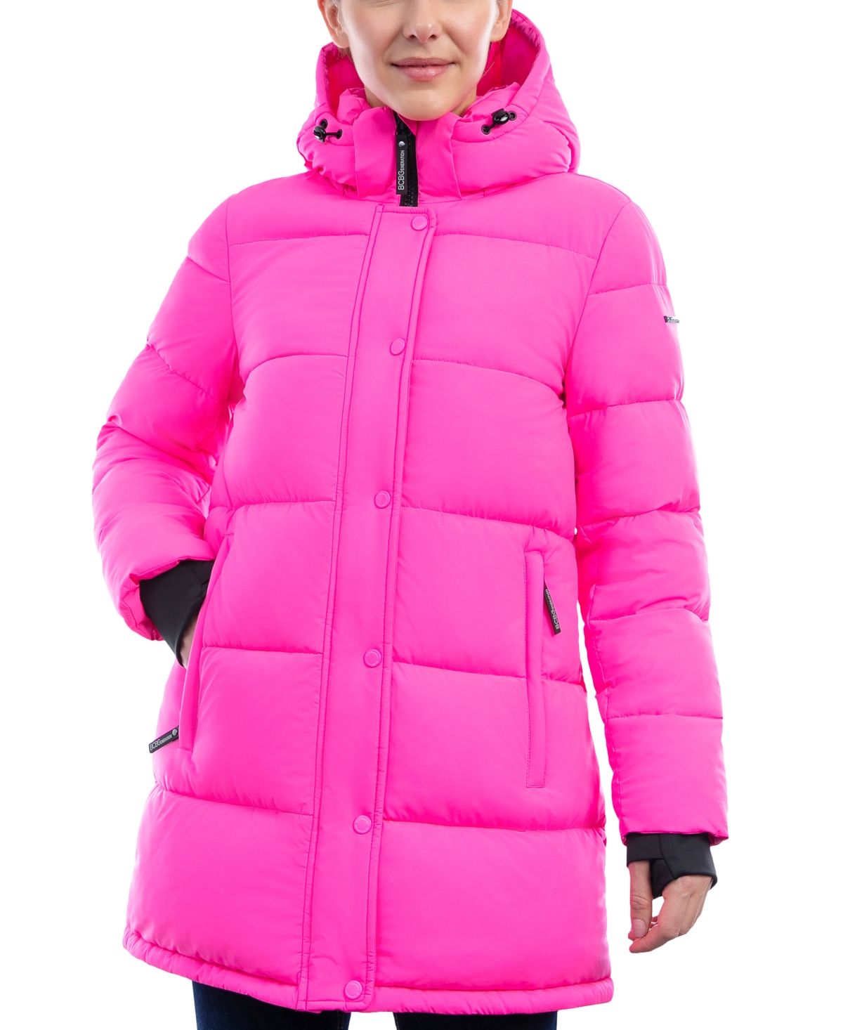 BCBGeneration Women's Hooded Puffer Coat | Macys (US)