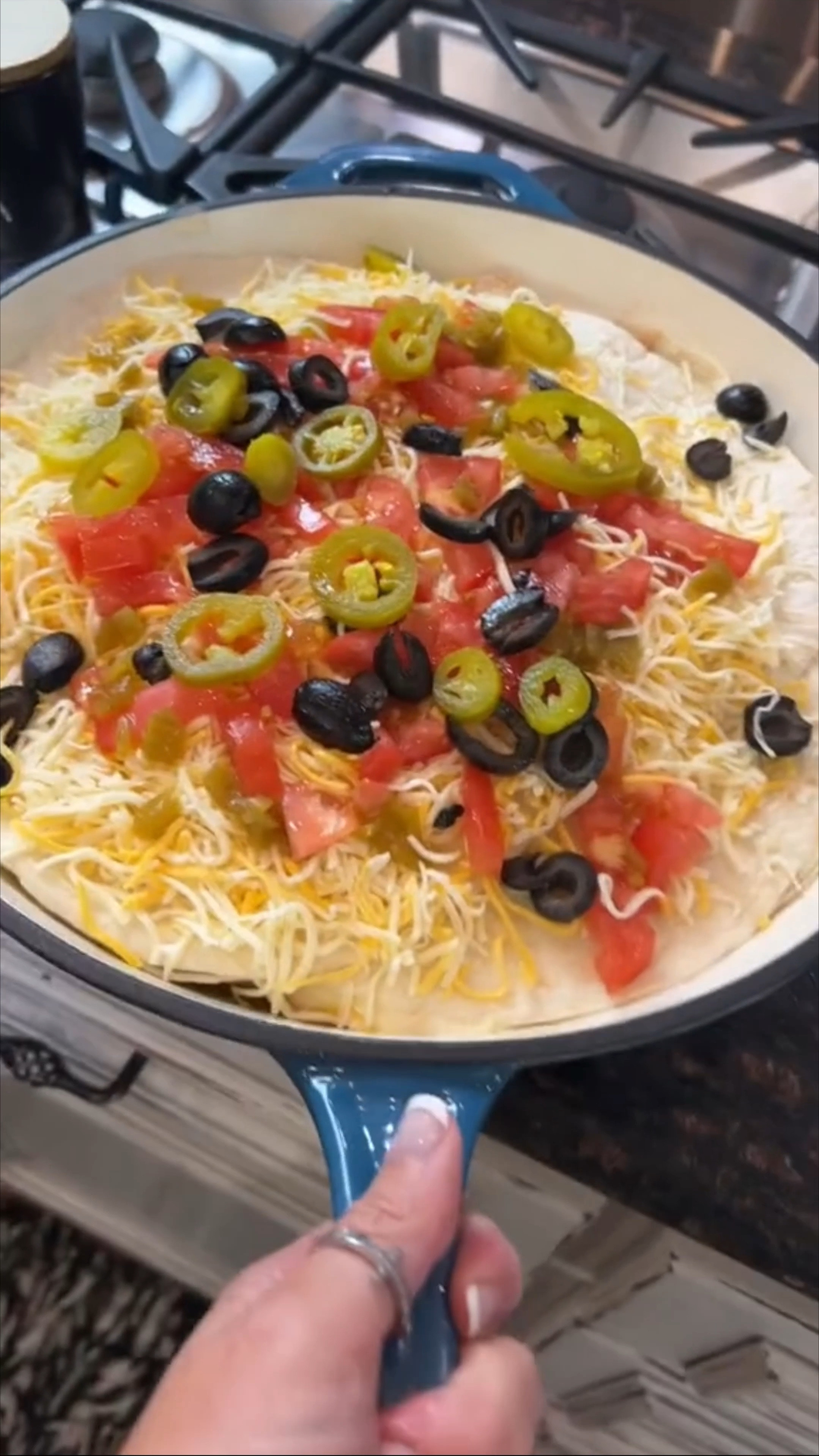 Such an easy weeknight favorite in my very favorite enameled cast iron! Easy clean up and perfect for cooking on stove top into oven! Enameled Cast iron set would be a perfect #CrazyBusyMama gift! 

#LTKGiftGuide #LTKhome #LTKVideo