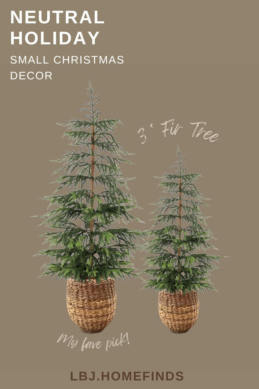 Adding to the Christmas decor must haves, these realistic trees with the cutest seagrass baskets are a perfect addition to a timeliness Christmas line up.

#LTKHome #LTKHoliday