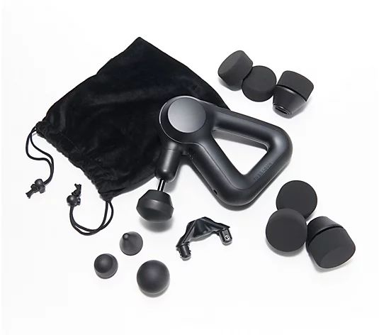 Theragun Prime Percussive Massager with Duo Adapter and Attachments - QVC.com | QVC