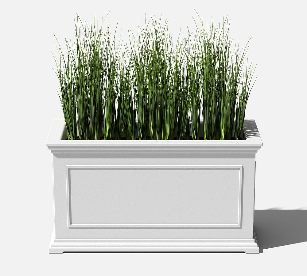 Veda Long Planters | Pottery Barn (US)
