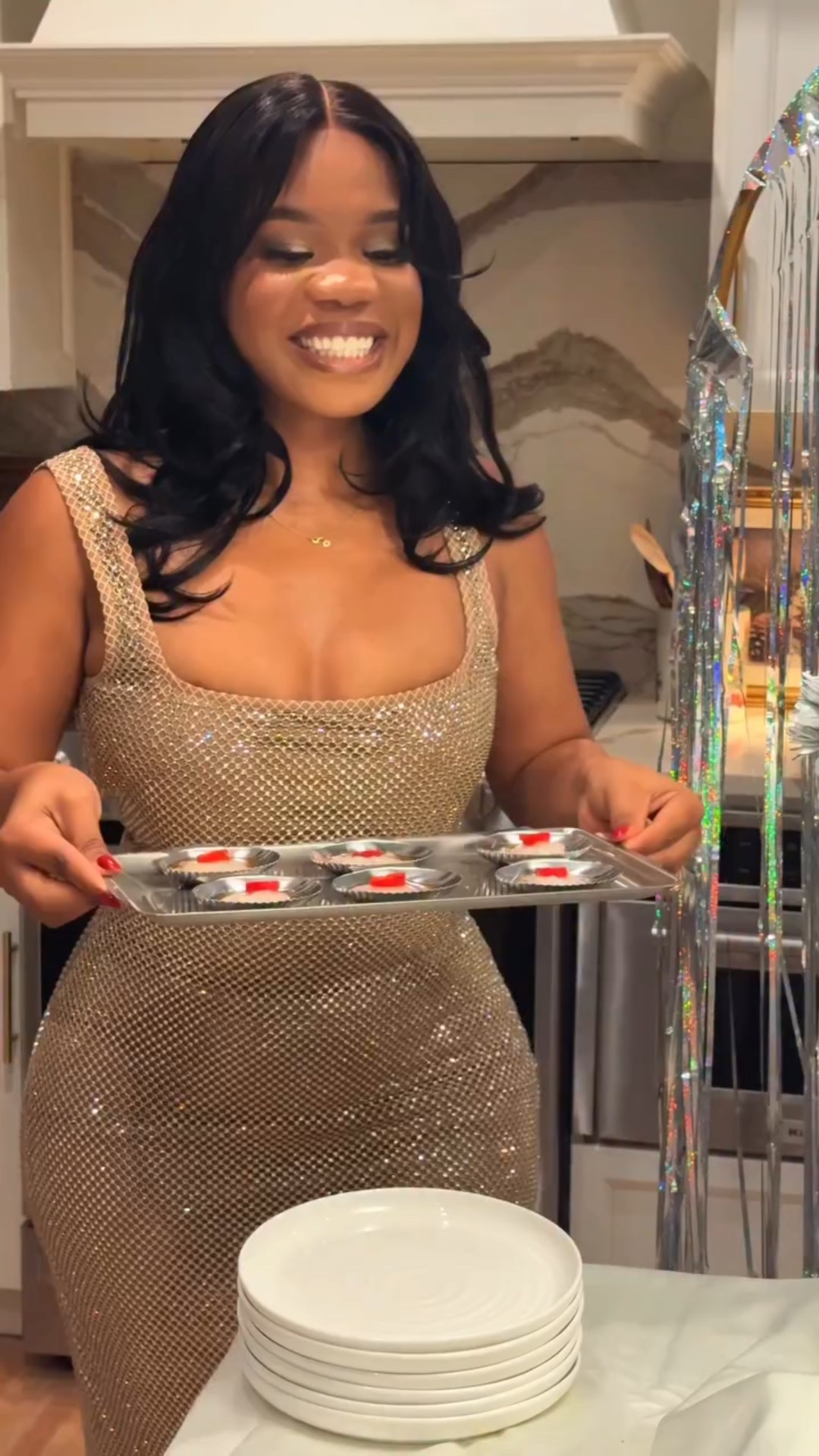 Take a shot every time I say the word incredible 😂 because everything truly was. Our friends brought over miso clams, which we enjoyed with some crusty baguette, hand rolls  and a bottle of Krug. Such a fun, delicious way to wrap up this year of hosting. Feeling so excited to host, cook, and spend even more intentional time with our loved ones in 2026! 


#LTKFindsUnder100 #LTKSeasonal #LTKHome