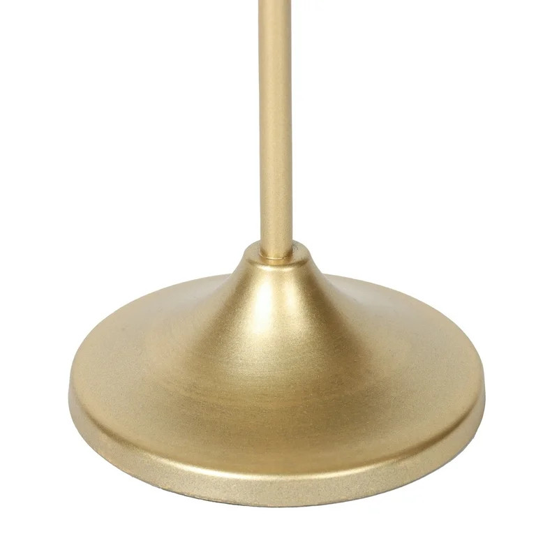 Home Decor Collection Sterling & Noble Home Gold Metal 9.06" Taper Tabletop Indoor Candle Holder,... | Walmart (US)