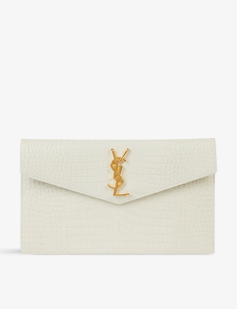 Uptown envelope leather pouch | Selfridges
