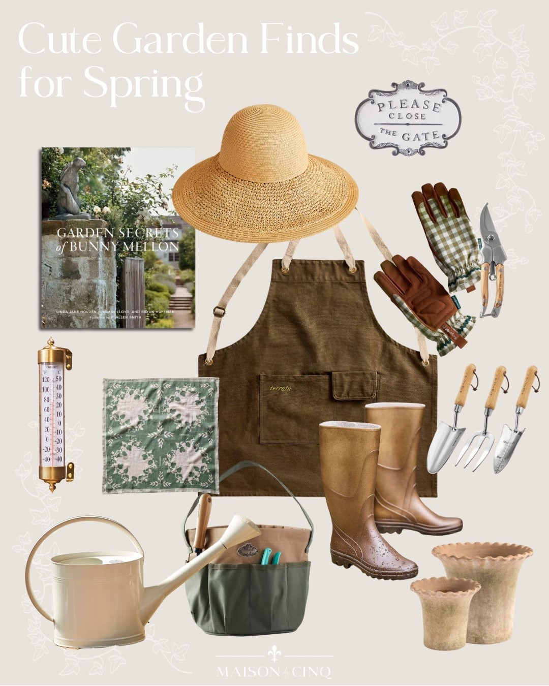 All the garden things! Just bought th hat, wellies and scarf! So cute!

Spring fashion, gardening essentials, garden 

#LTKSeasonal #LTKHome #LTKdayinmylife