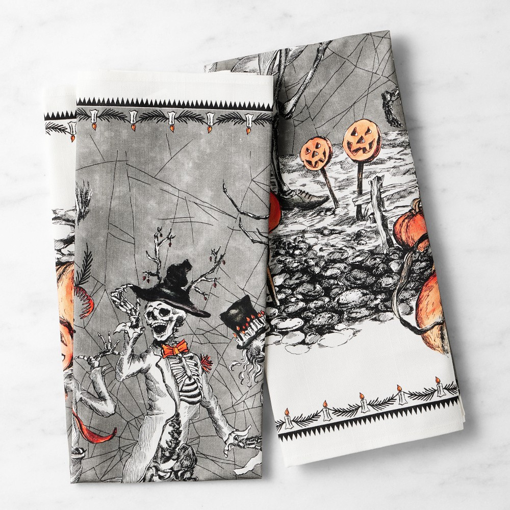 Haunted Hosts Towels, Set of 2 | Williams-Sonoma