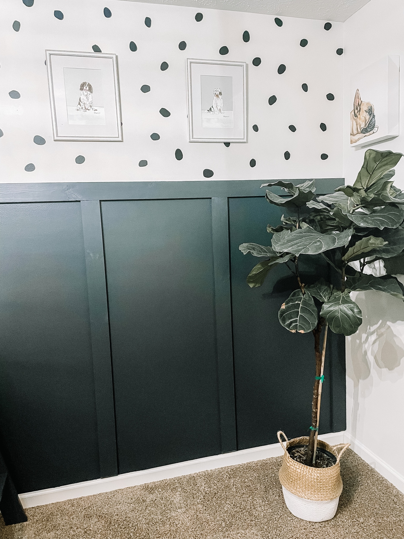 DIY Dalmatian wall.
My daughter is obsessed with dogs. We created this super easy wall with stickers!
One pack covered this with some left over.
Color and details of room on IG @nichenn_oh
#diydecor #accentwall #doglover #dogdecor #roomdecor #girlsroom #roommakeover 

#LTKstyletip #LTKhome #LTKunder50