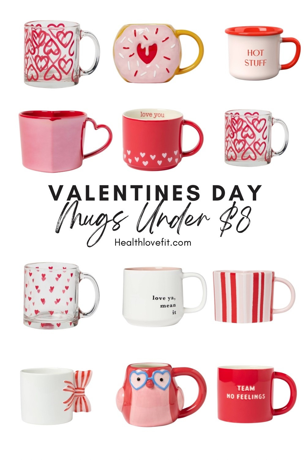 The cutest Valentine’s Day mugs for under $8, and most of these are just $5!! These are great for mini valentines or Galentines day mug basket gifts, or a fun way to add a little cheer to February. Grab them asap bc they’re already low on stock!! 

Tags: Valentine’s Day mugs, Valentine’s Day decor, Valentine’s Day mug basket gifts, Valentine’s Day gift ideas, Galentine’s day gift ideas 

#LTKHome #LTKValentine #LTKSeasonal