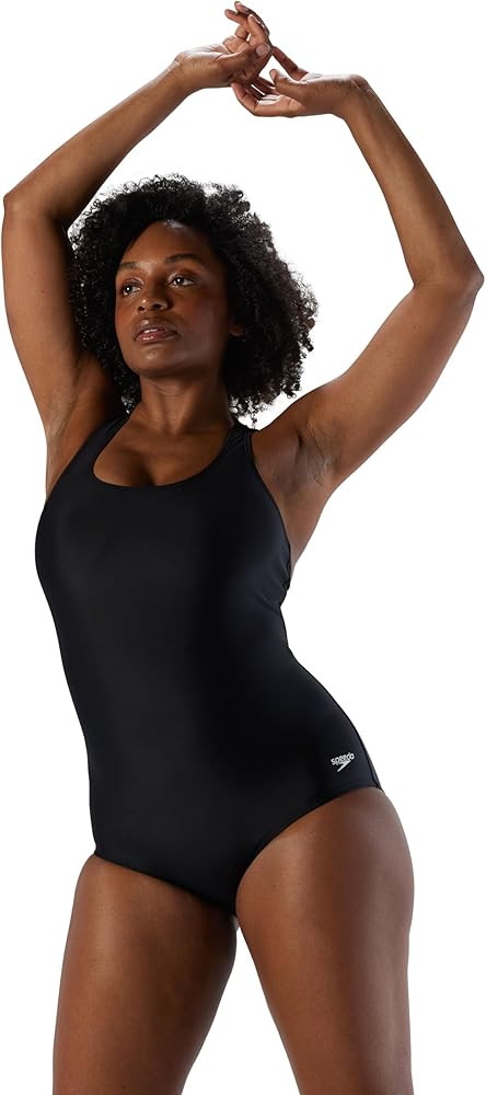 Speedo Women's Swimsuit One Piece Powerflex Ultraback Solid | Amazon (US)
