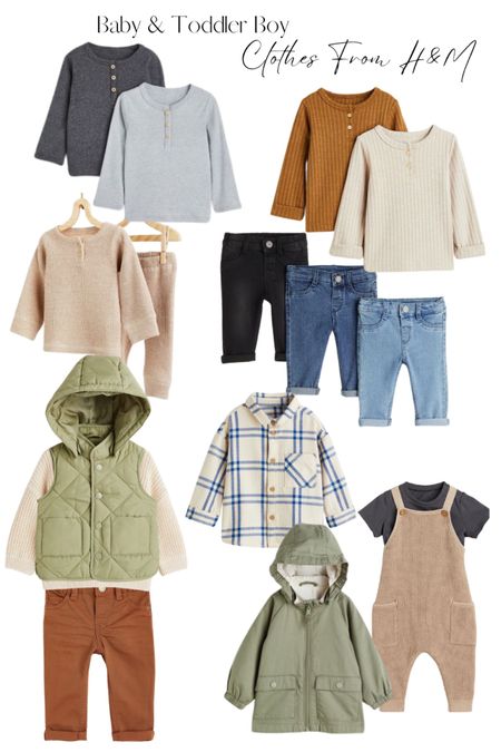 Some of my favorite trendy baby boy and toddler boy clothing from H&M. Boy style doesn’t have to be boring, these great toddler staple pieces are sure to have your little man styling! These are great for fall, winter, and early spring. 

#LTKkids #LTKSeasonal #LTKbaby