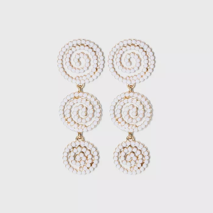 SUGARFIX by BaubleBar Beaded Swirl Drop Earrings | Target