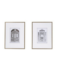 Set Of 2 24x32 Pencil Architectural Wall Art | Pillows & Decor | Marshalls | Marshalls