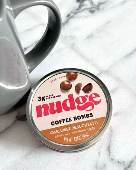 Nudge Caramel Macchiato Coffee Bombs, Low Sugar Snack, 6 Count Tin. Keto approved. These are so good!!

#LTKtravel #LTKhome #LTKfitness