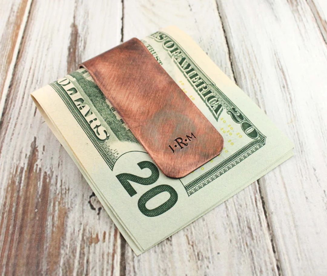 Custom Copper Money Clip  Monogrammed Money Clip  - Etsy | Etsy (US)