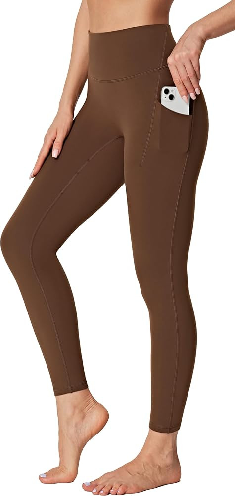 Heathyoga Buttery Soft Leggings with Pockets for Women High Waisted Leggings for Women Tummy Cont... | Amazon (US)