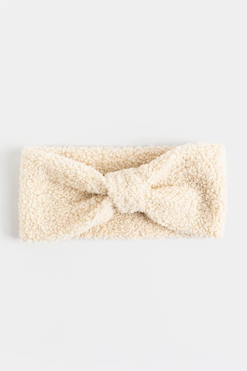 Kylie Sherpa Single Knot Earband | Francesca’s Collections