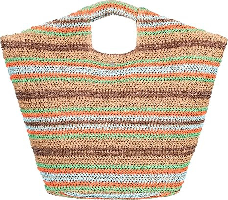 Roxy Women's Beach Tote Bag | Travel | Vacation | Straw | Lightweight | Breathable | Amazon (US)